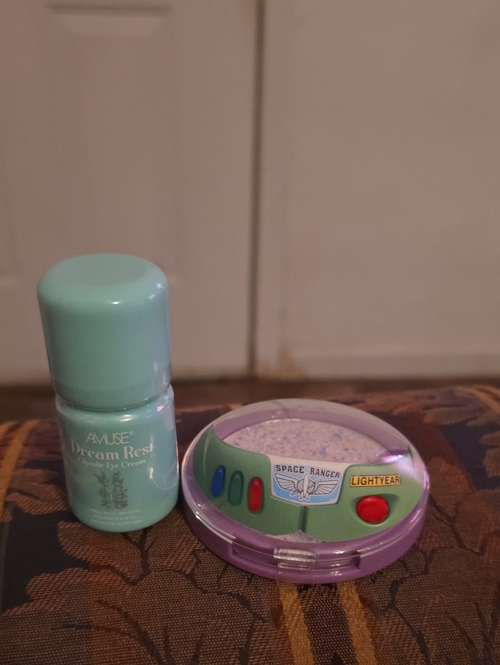 Amuse Dream Rest Eye Cream And Toy Story Buzzlight Gear Face Highlighter